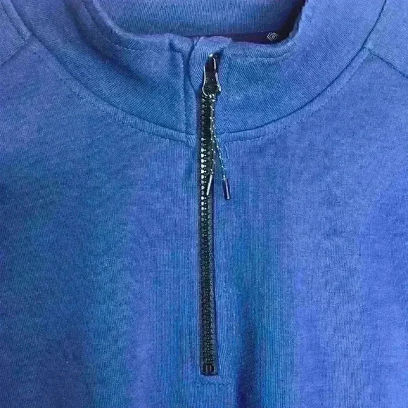 Zelos Endurance Fleece Quarter Zip Navy sweatshirt Sz XXL - Picture 3 of 9